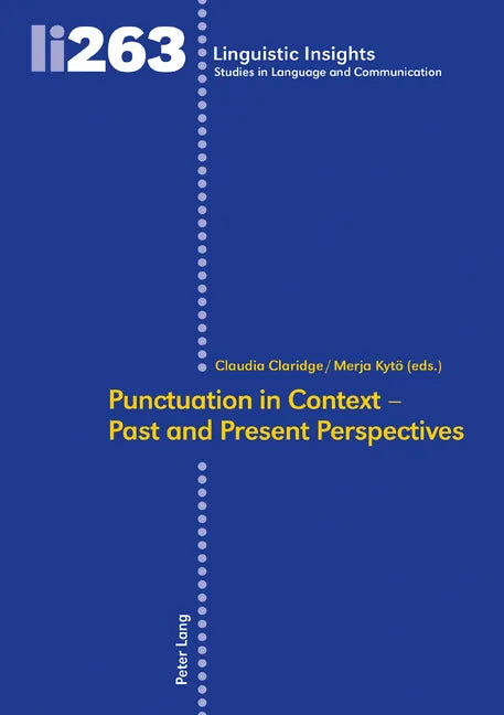 Punctuation in Context - Past and Present Perspectives - Hardcover
