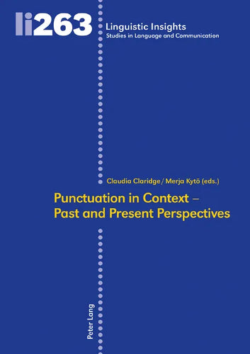 Punctuation in Context - Past and Present Perspectives - Hardcover