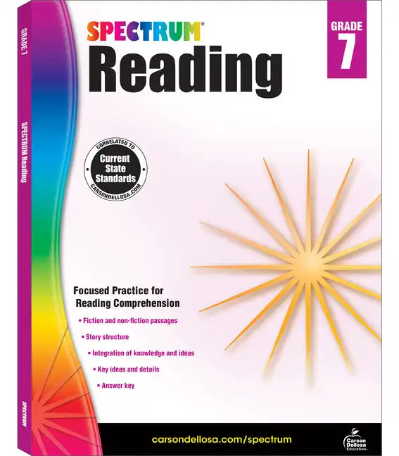 Spectrum Reading Workbook, Grade 7: Volume 105 - Paperback