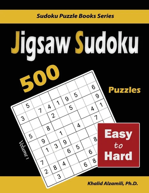 Jigsaw Sudoku: 500 Easy to Hard - Paperback