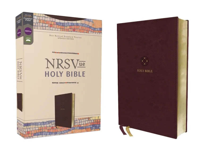 Nrsvue, Holy Bible, Leathersoft, Burgundy, Comfort Print - Imitation Leather