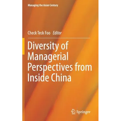 Diversity of Managerial Perspectives from Inside China - Hardcover