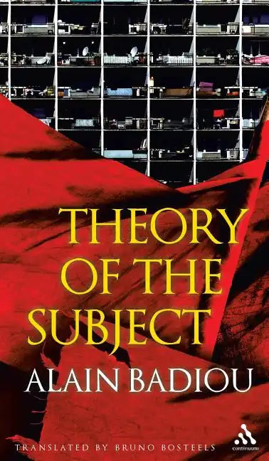 Theory of the Subject - Hardcover
