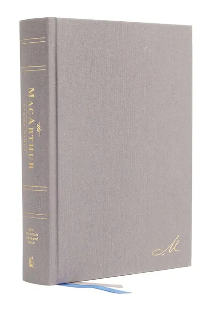 Nasb, MacArthur Study Bible, 2nd Edition, Hardcover, Gray, Comfort Print: Unleashing God's Truth One Verse at a Time - Hardcover
