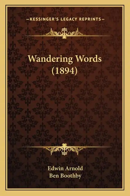 Wandering Words (1894) - Paperback