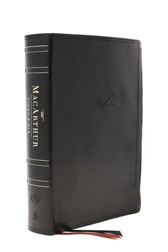 The Esv, MacArthur Study Bible, 2nd Edition, Leathersoft, Black, Thumb Indexed: Unleashing God's Truth One Verse at a Time - Imitation Leather
