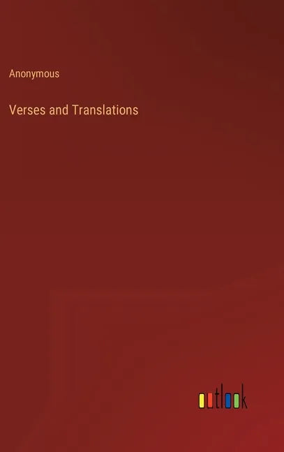 Verses and Translations - Hardcover