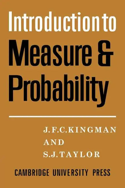 Introdction to Measure and Probability - Paperback