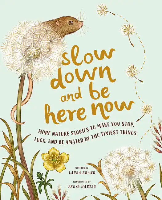 Slow Down and Be Here Now: More Nature Stories to Make You Stop, Look, and Be Amazed by the Tiniest Things - Hardcover