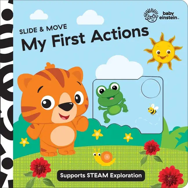 Baby Einstein: My First Actions Slide & Move - Board Book