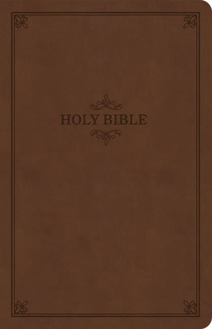 KJV Thinline Bible, Value Edition, Brown Leathertouch - Imitation Leather
