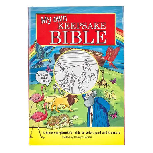 My Own Keepsake Bible: A Kids Bible Storybook to Color - Paperback