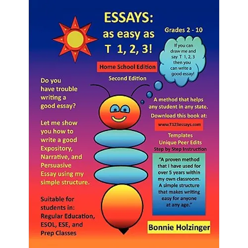 Essays as easy as T 1, 2, 3! Home School Edition 2nd Edition - Paperback