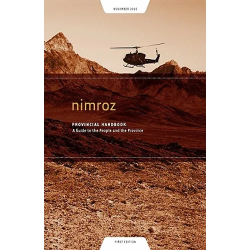 Nimroz Provincial Handbook: A Guide to the People and the Province - Paperback