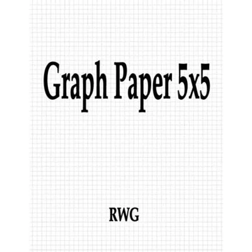 Graph Paper 5x5: 100 Pages 8.5