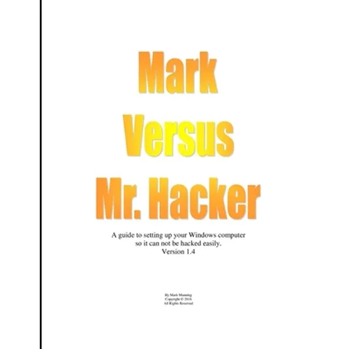 Mark Versus Mr. Hacker - Paperback