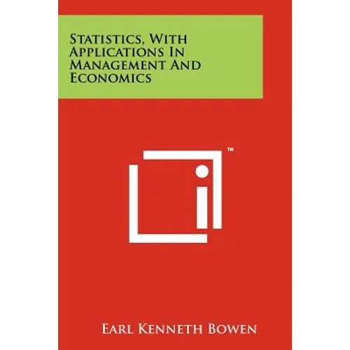 Statistics, with Applications in Management and Economics - Paperback