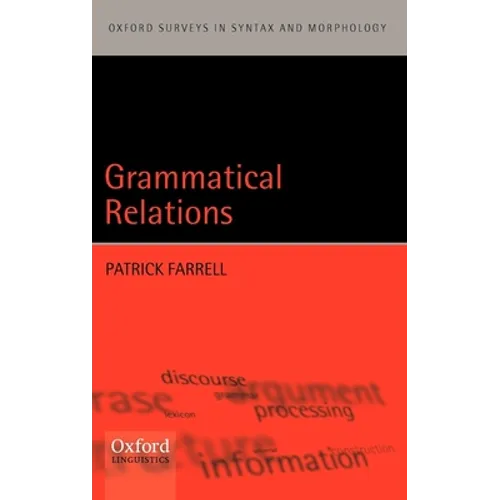 Grammatical Relations - Hardcover