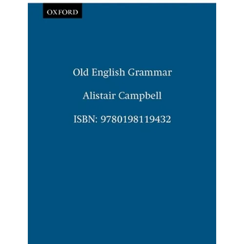 Old English Grammar - Paperback