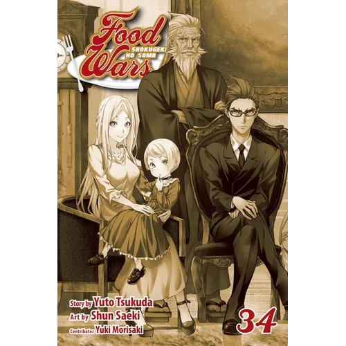 Food Wars!: Shokugeki No Soma, Vol. 34: Crossed Knives - Paperback