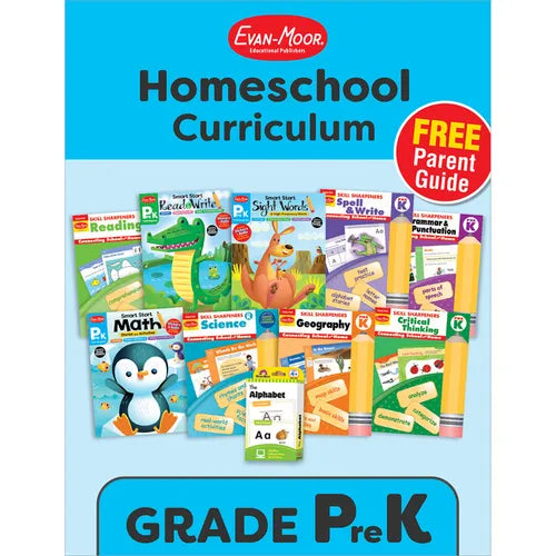 Homeschool Curriculum, Grade Prek - Paperback
