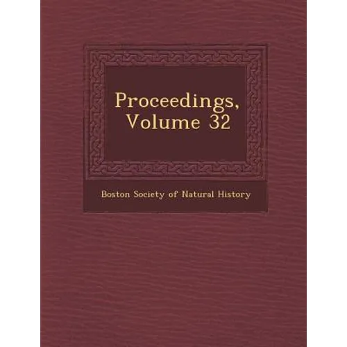 Proceedings, Volume 32 - Paperback