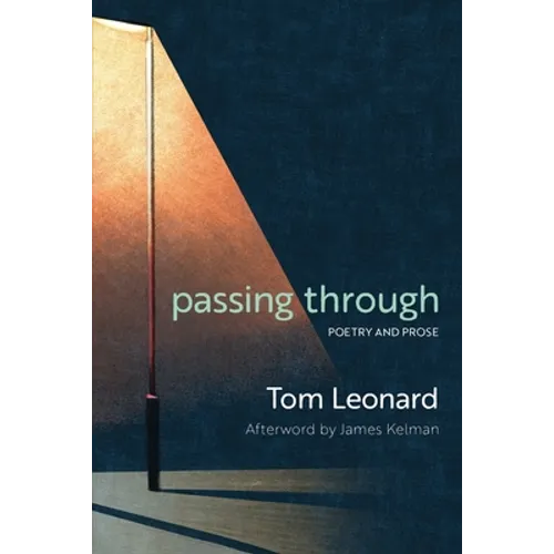 passing through: Poetry and Prose - Paperback