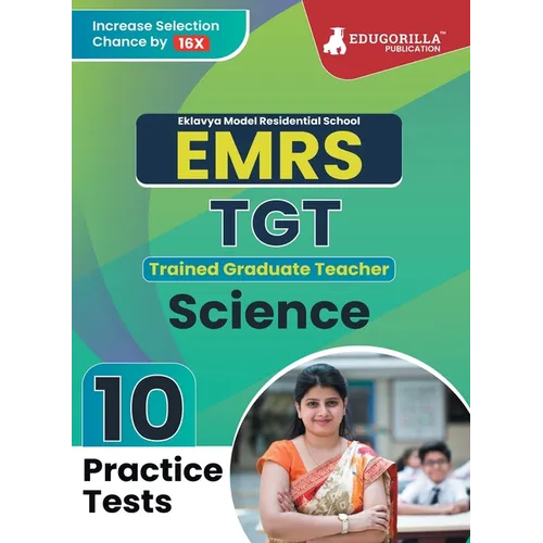 EMRS TGT Science Exam Book 2023 (English Edition) - Eklavya Model Residential School Trained Graduate Teacher - 10 Practice Tests (1500 Solved MCQ) wi - Paperback