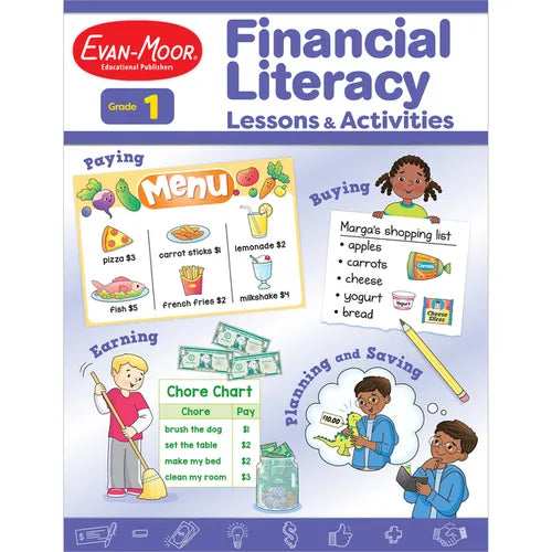 Financial Literacy Lessons and Activities, Grade 1 - Paperback