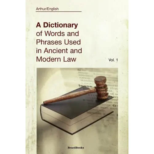Dictionary of Words Vol.1 - Paperback
