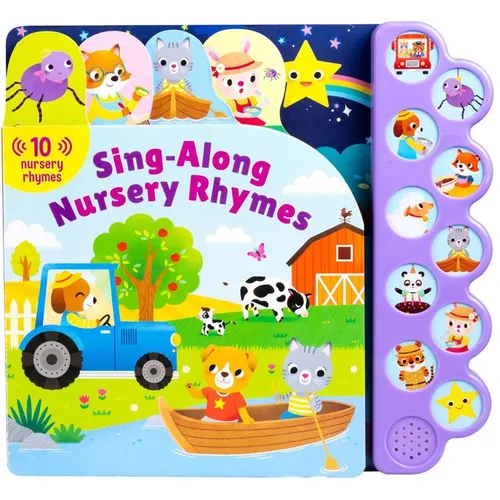 10-Button Sounds: Sing-Along Nursery Rhymes - Board Book