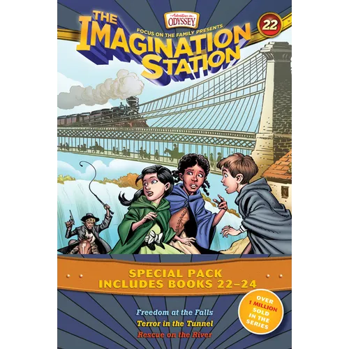 Imagination Station Books 3-Pack: Freedom at the Falls / Terror in the Tunnel / Rescue on the River - Paperback
