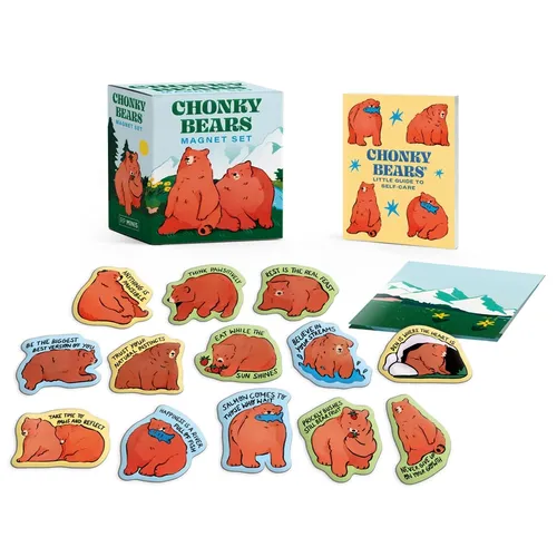Chonky Bears Magnet Set - Paperback