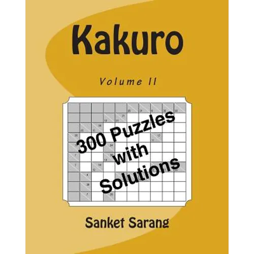 Kakuro Vol II - Paperback