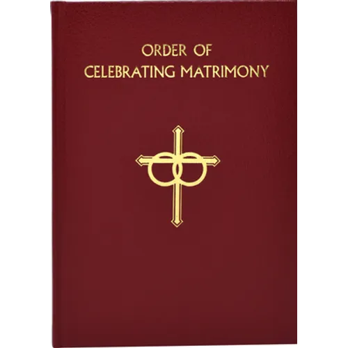 The Order of Celebrating Matrimony - Hardcover