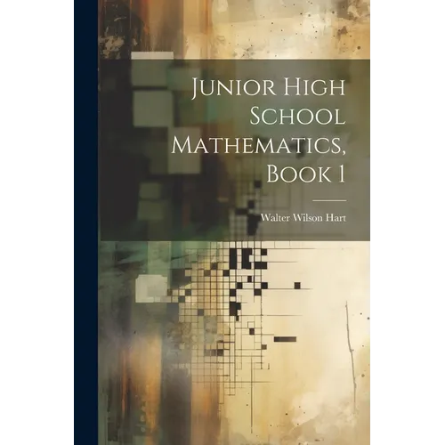 Junior High School Mathematics, Book 1