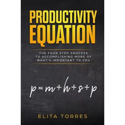 Productivity Equation: The Four Step Process to Accomplishing More of What's Important to You - Paperback