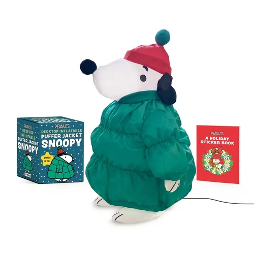 Peanuts: Desktop Inflatable Puffer Jacket Snoopy: Stands 14 Tall - Paperback