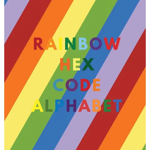 Rainbow Hex Code Alphabet - Paperback