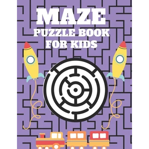 Maze puzzle Book For Kids: Mazes puzzles with solutions, Mazes puzzles for Kids, Perfect For Kids, Puzzles Games - Paperback