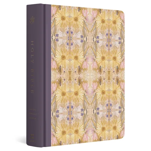ESV Single Column Journaling Bible, Large Print, Artist Series (Cloth Over Board, Jessica Dennis Bush, Cosmos) - Hardcover
