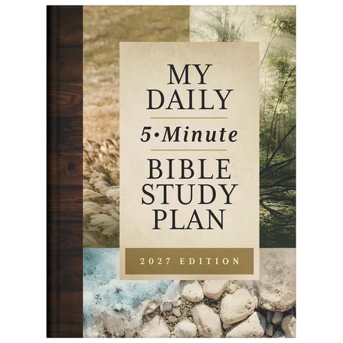 My Daily 5-Minute Bible Study Plan (for Men): 2027 Edition - Hardcover