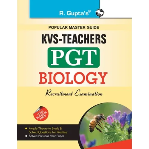 Kvs: Biology (PGT) Teachers Exam Guide - Paperback