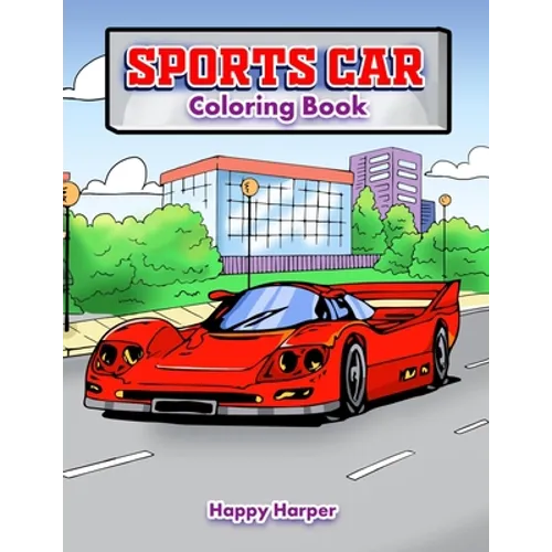 Sportscar Coloring - Paperback