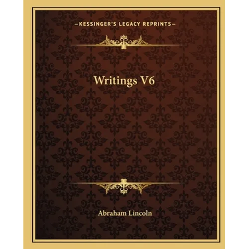 Writings V6 - Paperback