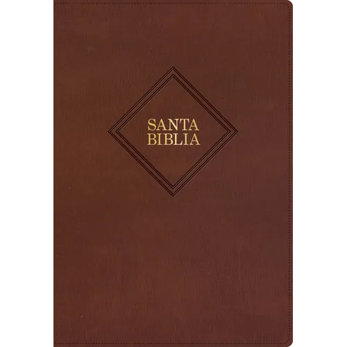 Rvr 1960 Biblia Letra Supergigante, Marrón Piel Fabricada Con Índice (Edición 2023): Con Referencias. Nueva Tipografía - Bonded Leather