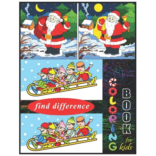 Find Difference Coloring Book For Kids: The Brain Game Coloring Activity book for Kids - Paperback