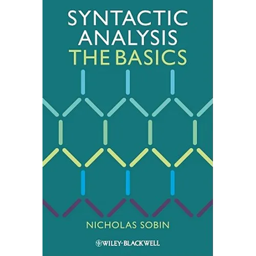 Syntactic Analysis - Paperback