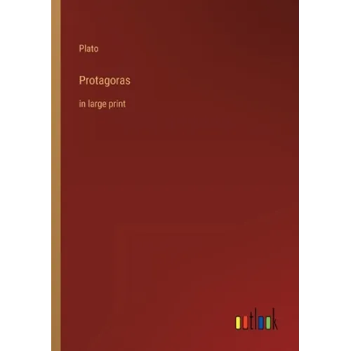 Protagoras: in large print - Paperback