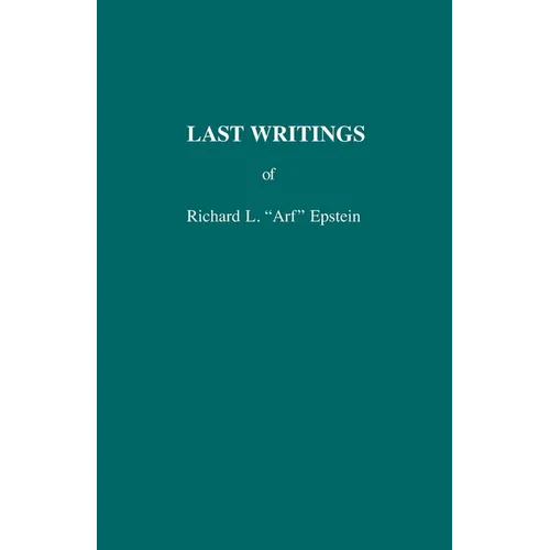 Last Writings - Paperback